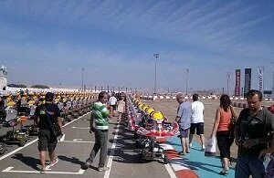 Rotax World finals kart hand out