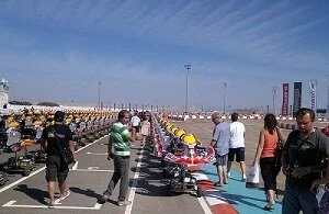 Kart Hand out Rotax World finals kart hand out